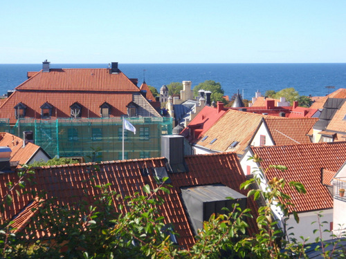 Visby city wall/fortress.
